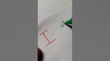write I english letter in cursive handwriting #calligraphy #cursive #handwriting