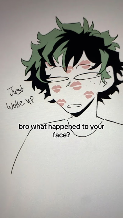 Deku Gets Showered With Kisses? #mha #iidatenya #uraraka #todoroki