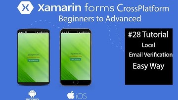 Xamarin Forms Local Email Validation [Tutorial 28]