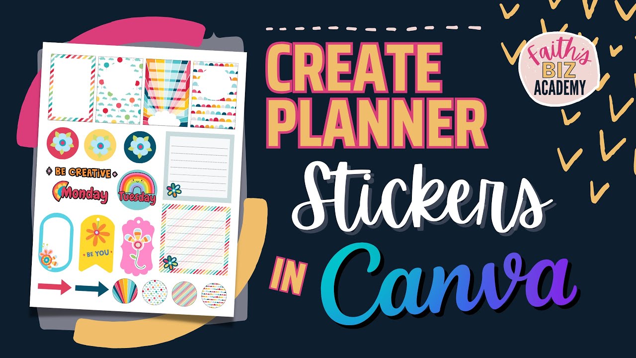 Planner Stickers  DIY Digital Printable Graphic by