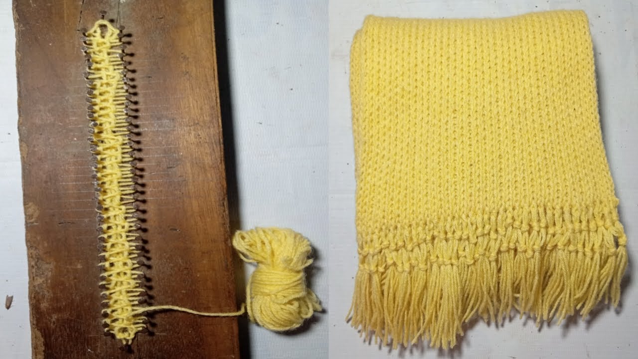 Muffler kaise banti hai? How to make muffler? मफलर कैसे बनती है?