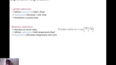 Tutorial on reinforcement learning (learning-based approaches to MDP and POMDP)
