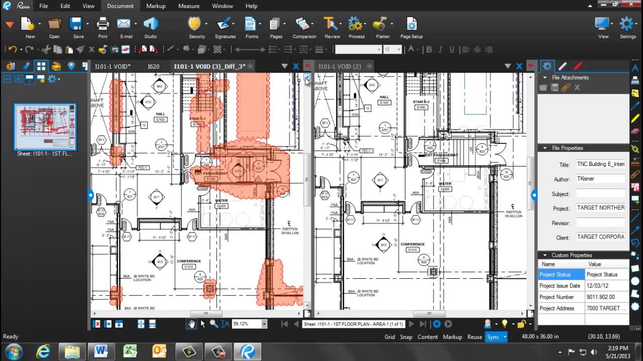 Bluebeam Compare Tool : How to Align Points for Document Comparison in ...