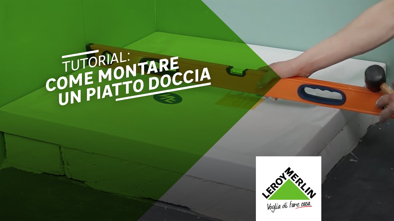 Come posare un piatto doccia tutorial leroy merlin youtube Come sostituire un piatto doccia