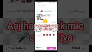 Aaj humne naya K9 Wireless Mic order kiya! 🎤 #mic #order