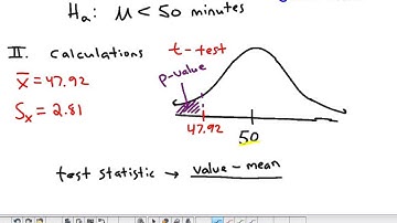 AP Statistics 9.3 Extra Example (Using t-procedures)