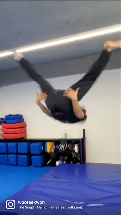 Taekwondo Shorts - Double flip kick