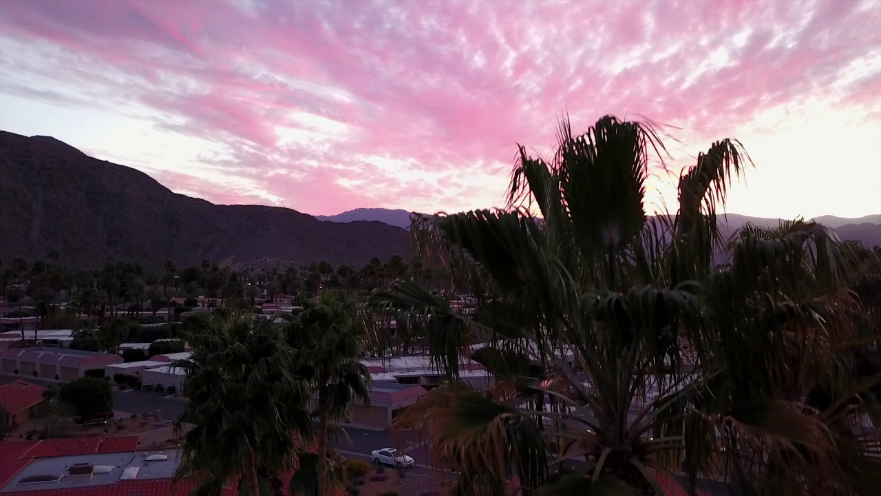 Sunset at Indian Wells YouTube