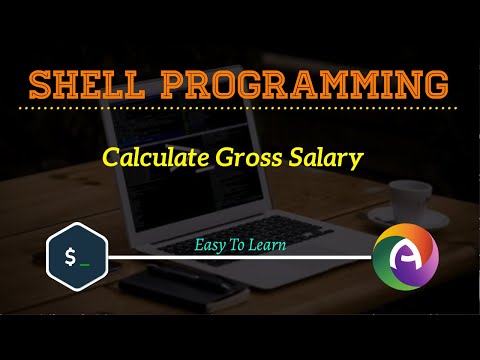 Shell Script To Calculate Gross Salary || CS || BCA || Sixth Semester