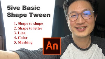 Animate CC Five Shape Tween Skills you need to know