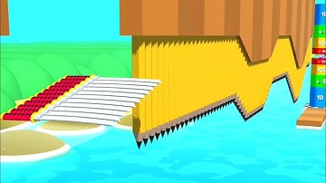 Flying Cut! Very Satisfying and Relaxing ASMR Slicing Gameplay Video