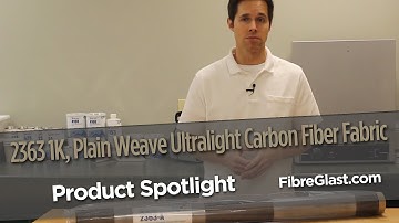 1K, Plain Weave Ultralight Carbon Fiber Fabric