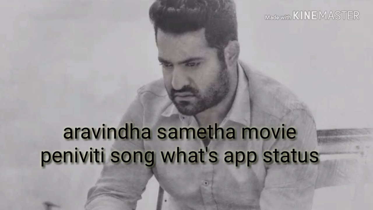 Aravindha Sametha Peniviti Song What S App Status With Lyrics In Telugu Youtube Niddarani irisesei reppalni therisaanu nuvvocche dhaarullo choopulni parisaanu onteddu bandekki raara. youtube