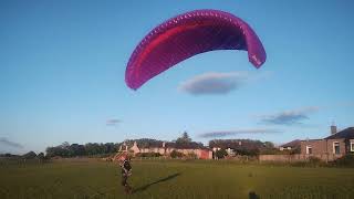  Instead of kite surfing... last demo PG flight at sunset 😎