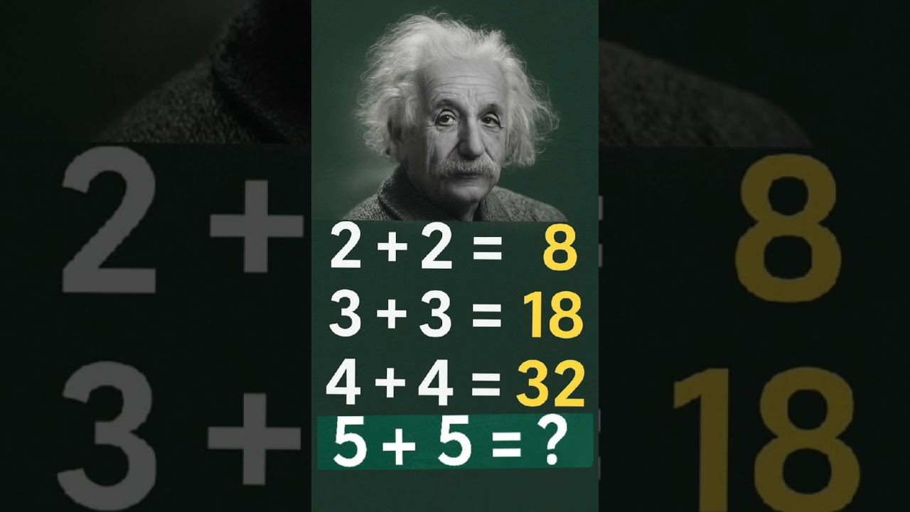 Einstein’s Riddle: What’s 5+5? 🤯