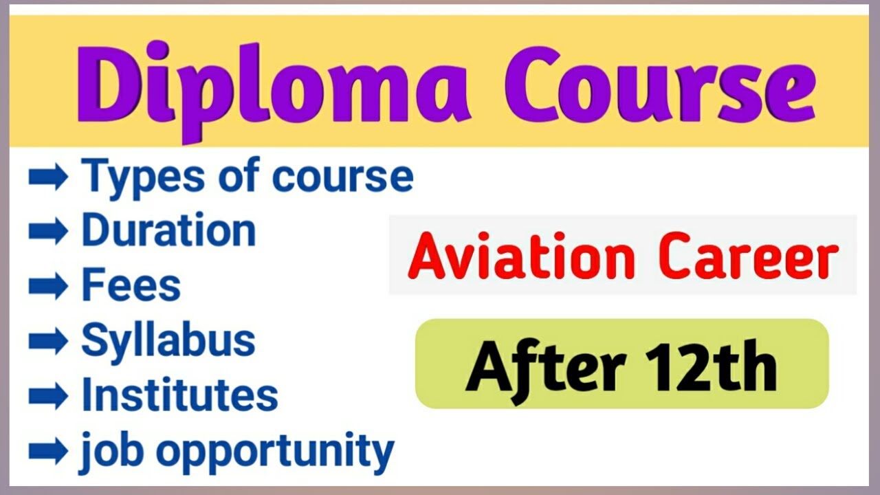 Diploma in Aviation course detail in Hindi diploma in aviation after