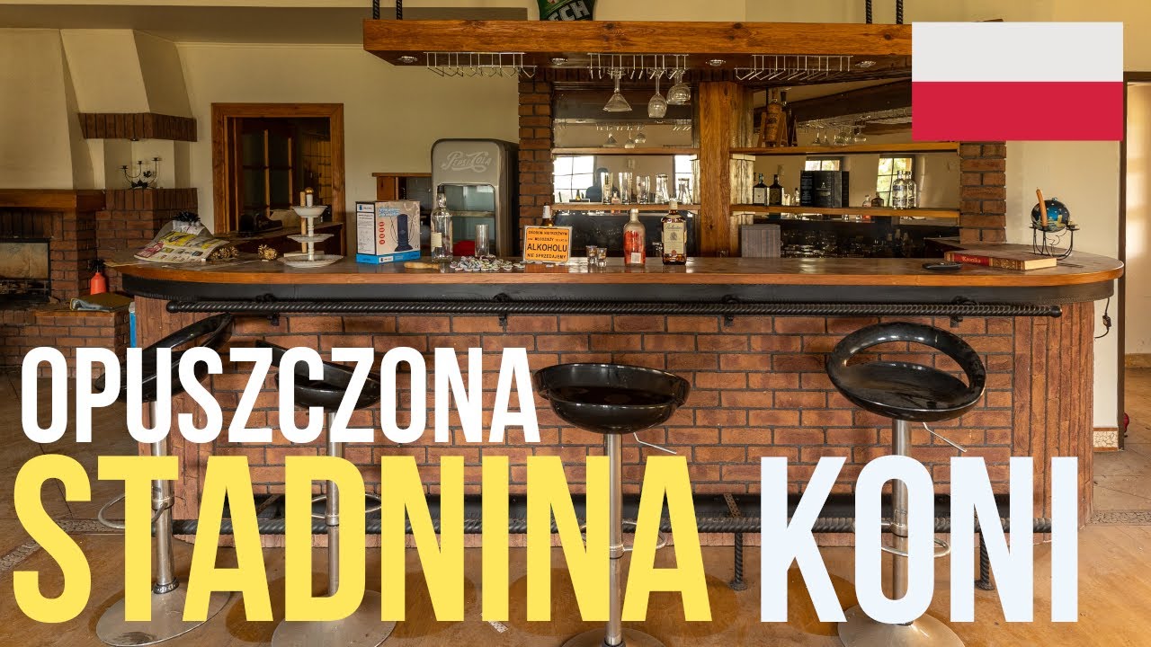 🛏️Opuszczona STADNINA KONI z barem i restauracją - URBEX 4K 046