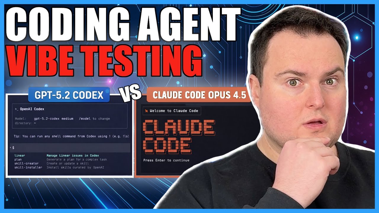 GPT-5.2-Codex vs Claude Code Opus 4.5 – Vibe Coding a Physical Product