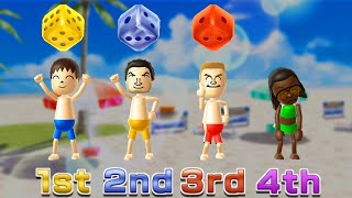 Wii Party Board Game Island - Villager Vs Tyrone Vs Jackie Vs Pablo (Master COM)