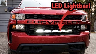 Hidden LED Lightbar Install | 20192023 Chevrolet Silverado 1500 | LED Lightbar Behind Grill