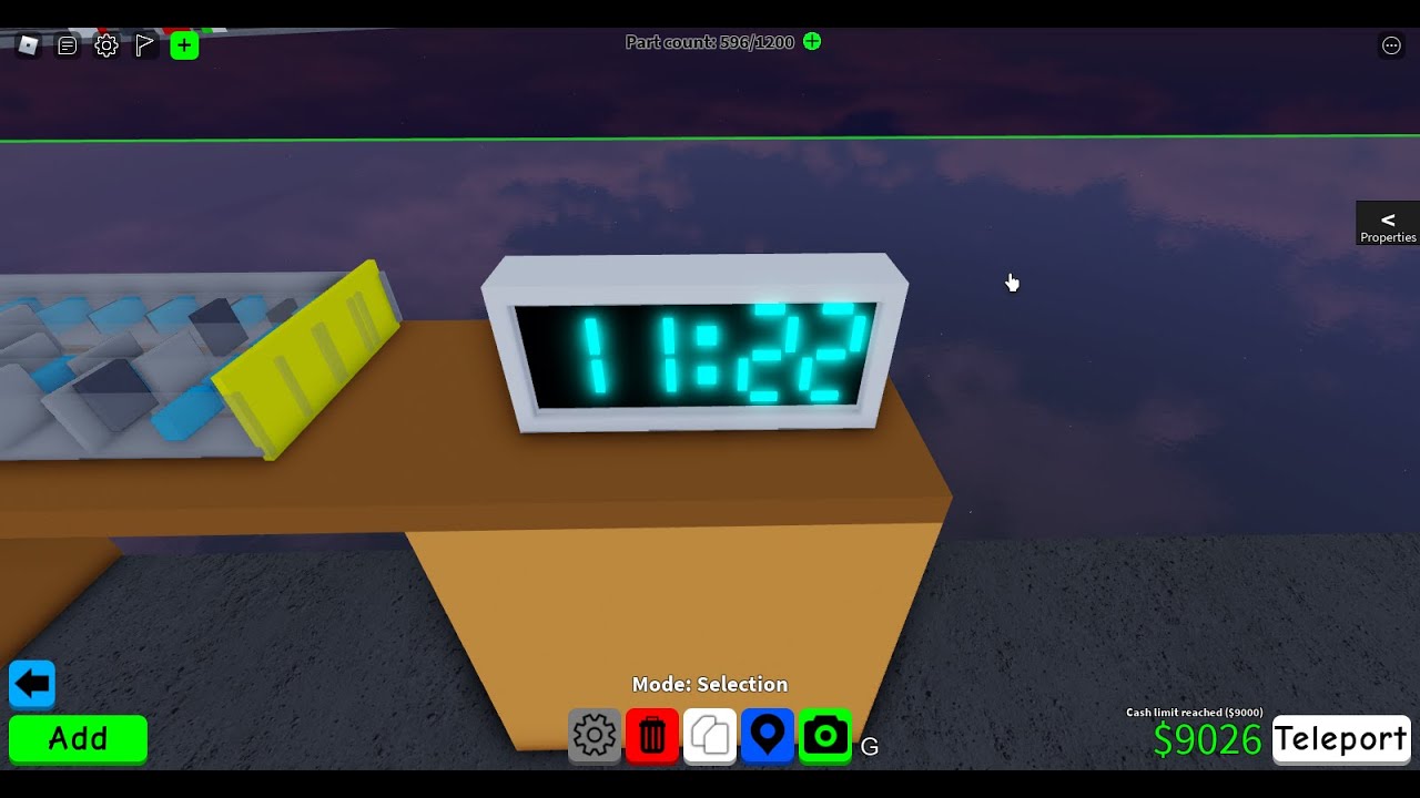 (Mostly) Working Digital Clock In Roblox Obby Creator! YouTube