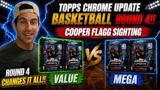 🚨 Round 4 Just Changed Everything! Cooper Flagg Sighting! 2025-26 Topps Chrome Update Basketball 🏀🔥👀