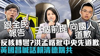 反核轉彎？童子賢支持核二三延役！洪孟楷批中央先道歉 黃國昌喊話賴清德踹共【CNEWS】