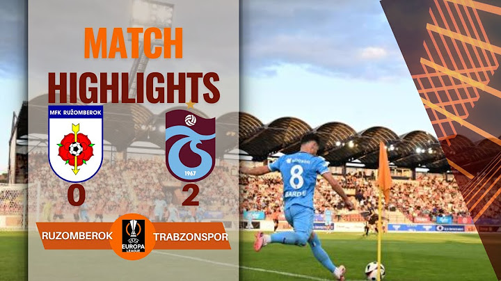RUZOMBEROK 0 2 TRABZONSPOR UEFA EUROPA LEAGUE HIGHLIGHTS | 25-07-2024