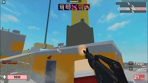 Craziest hacker in arsenal pt.2(Roblox)