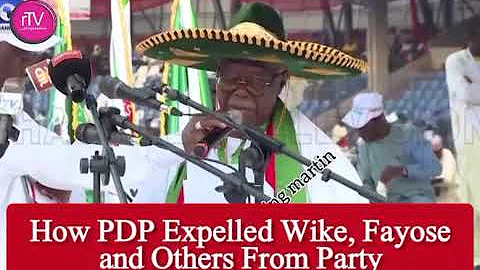How PDP Expelled Wike, Fayose and Others From Party #reflectortv24 #nyesomwike 