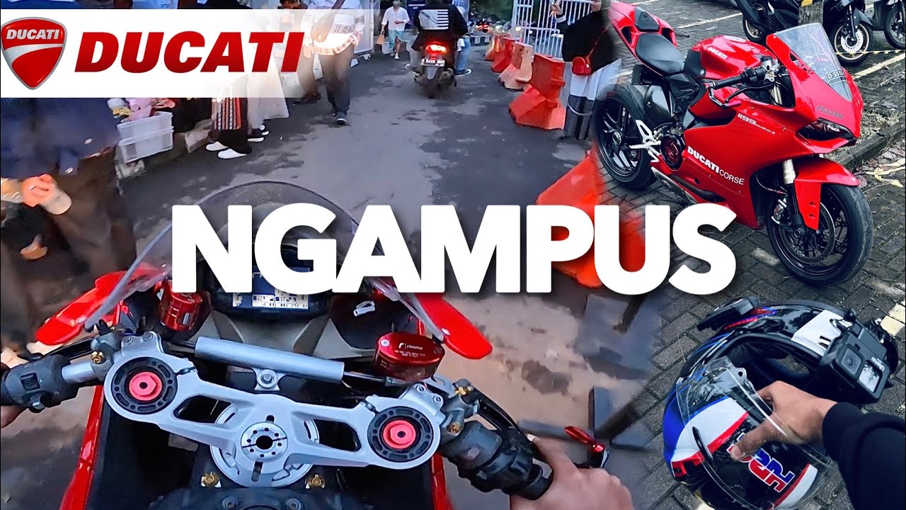 NGAMPUS NAIK DUCATI PANIGALE AUTO DI LIRIK 😍 | PART 2 | TELKOM UNIVERSITY