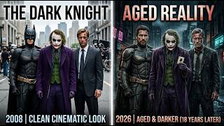 The Dark Knight Then and Now Cast – Alfred “Some Men Just Want to Watch the World Burn”