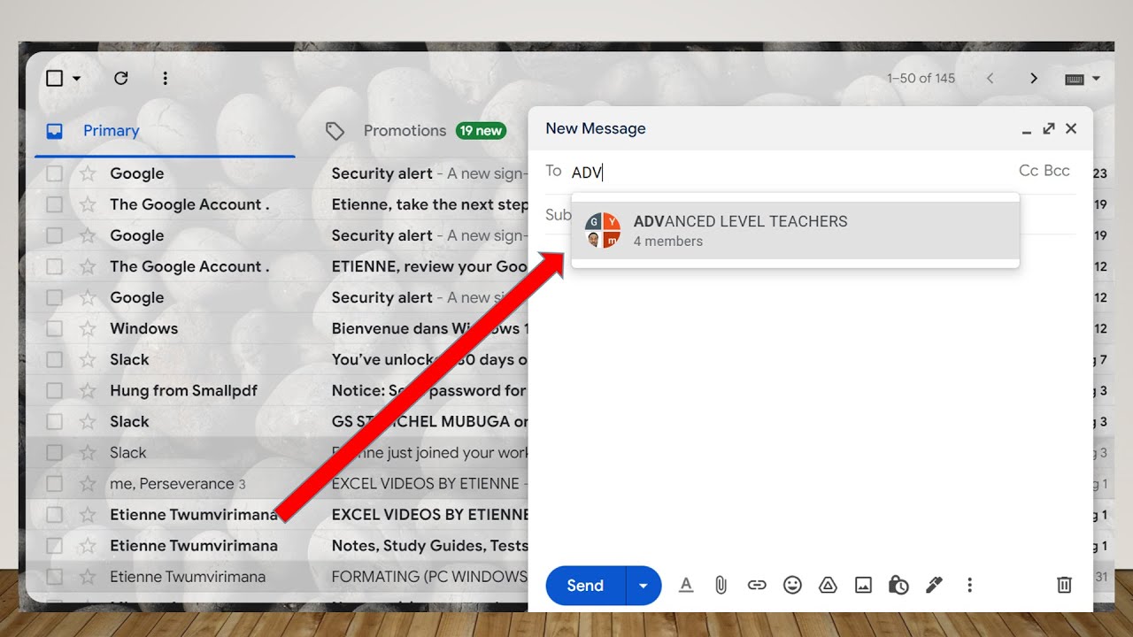 HOW TO CREATE A GROUP EMAIL IN GMAIL - YouTube