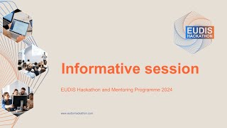 EUDIS Hackathon 2024: Informative Session