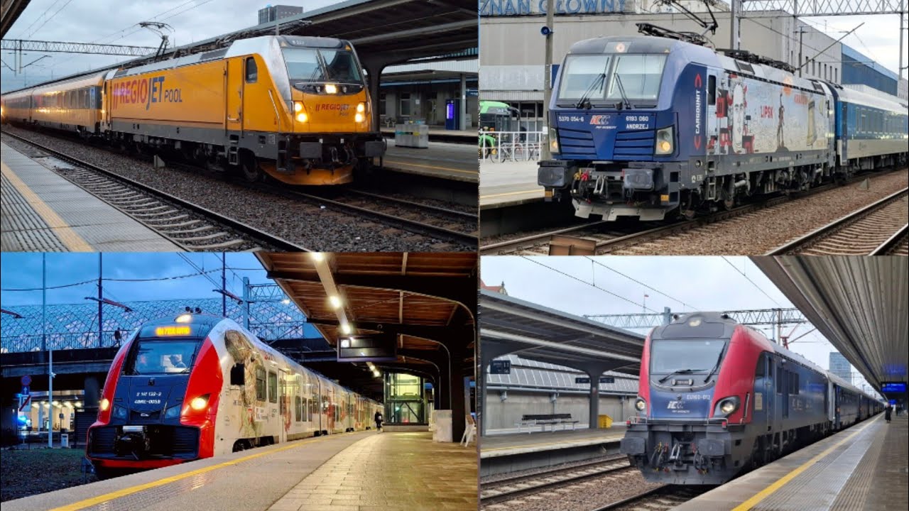 Pociągi Poznań Główny // Mix z okazji 1 rocznicy kanału!