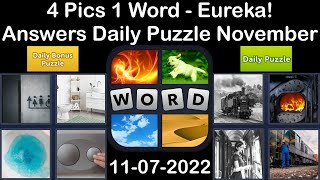 4 Pics 1 Word - Eureka! - 07 November 2022 - Answer Daily Puzzle + Bonus Puzzle screenshot 4