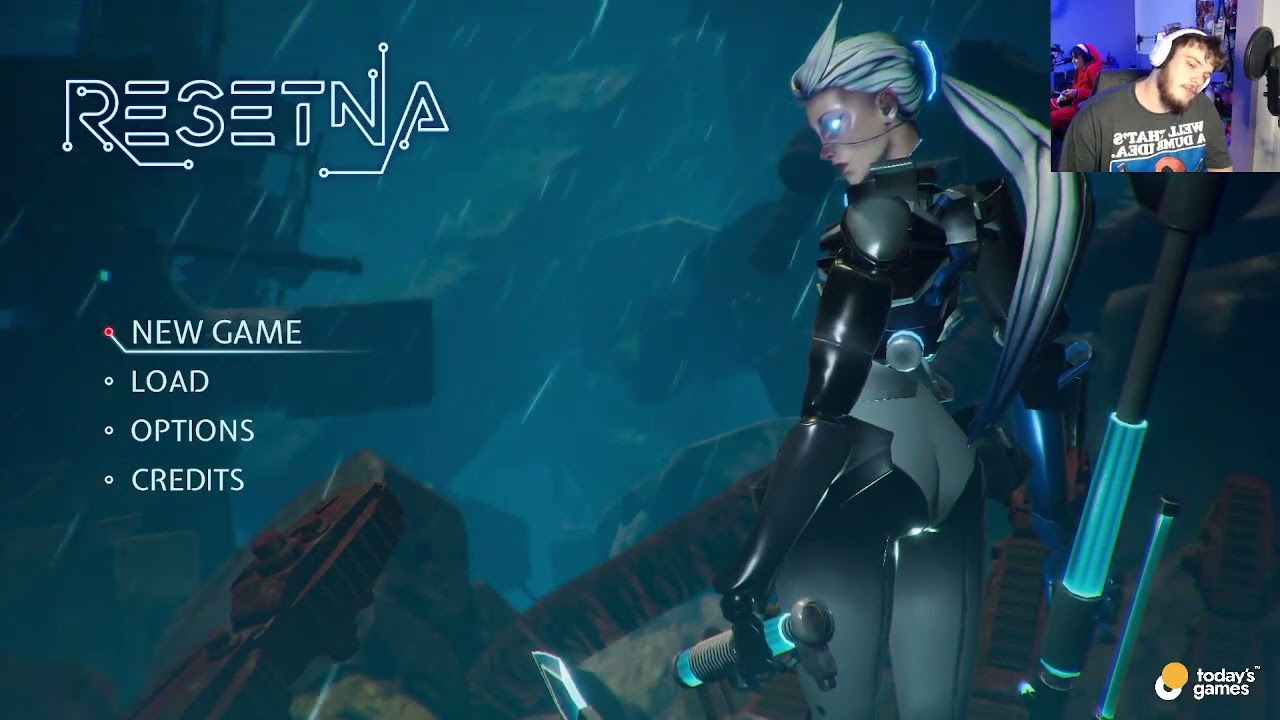 RESETNA – A Stylish Sci-Fi Action Platformer That Hits HARD ⚡ | First Playthrough
