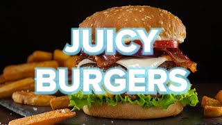 9 Juicy Homemade Burger Recipes • Tasty