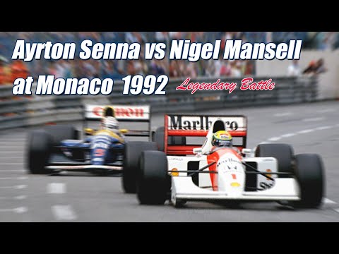 伝説のバトル 1992 F1モナコGP アイルトン・セナ vs ナイジェル