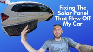 Flexible Solar Panel Flys Off My Roof | Can I Fix It? | Renogy 200 Watt Flexible Solar Panel Repair by HondaFit4Adventure 823 views 10 months ago 5 minutes, 59 seconds