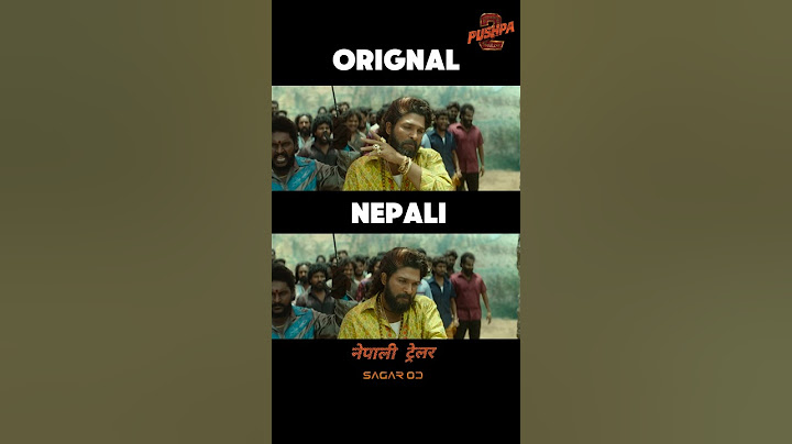 Pushpa 2-The Rule | ORIGNAL & NEPALI | SAGAR OD