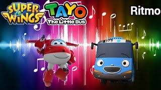 Super Wings X Tayo Ritmo Music Video Tadeo Cardona Frv