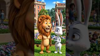#ai #aivideo #artificialintelligence #cinematic #cyberpunk #lion #rabbit #jungle #cartoon #aishorts