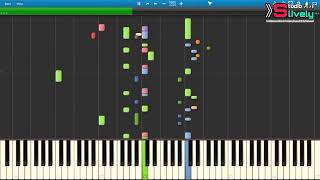 Jonon bo'laman deb (Mustazod) - Piano tutorial [Studio Lively Production]