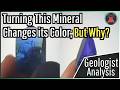 Turning This Mineral Changes its Color; But Why?