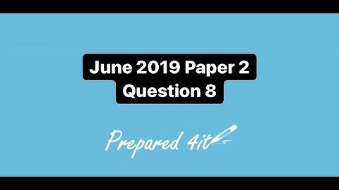 CXC (CSEC) Math Paper 2 | June 2019 Question 8