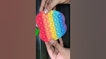 Apple shape pop it | Push it toy #shorts #popit #pushit