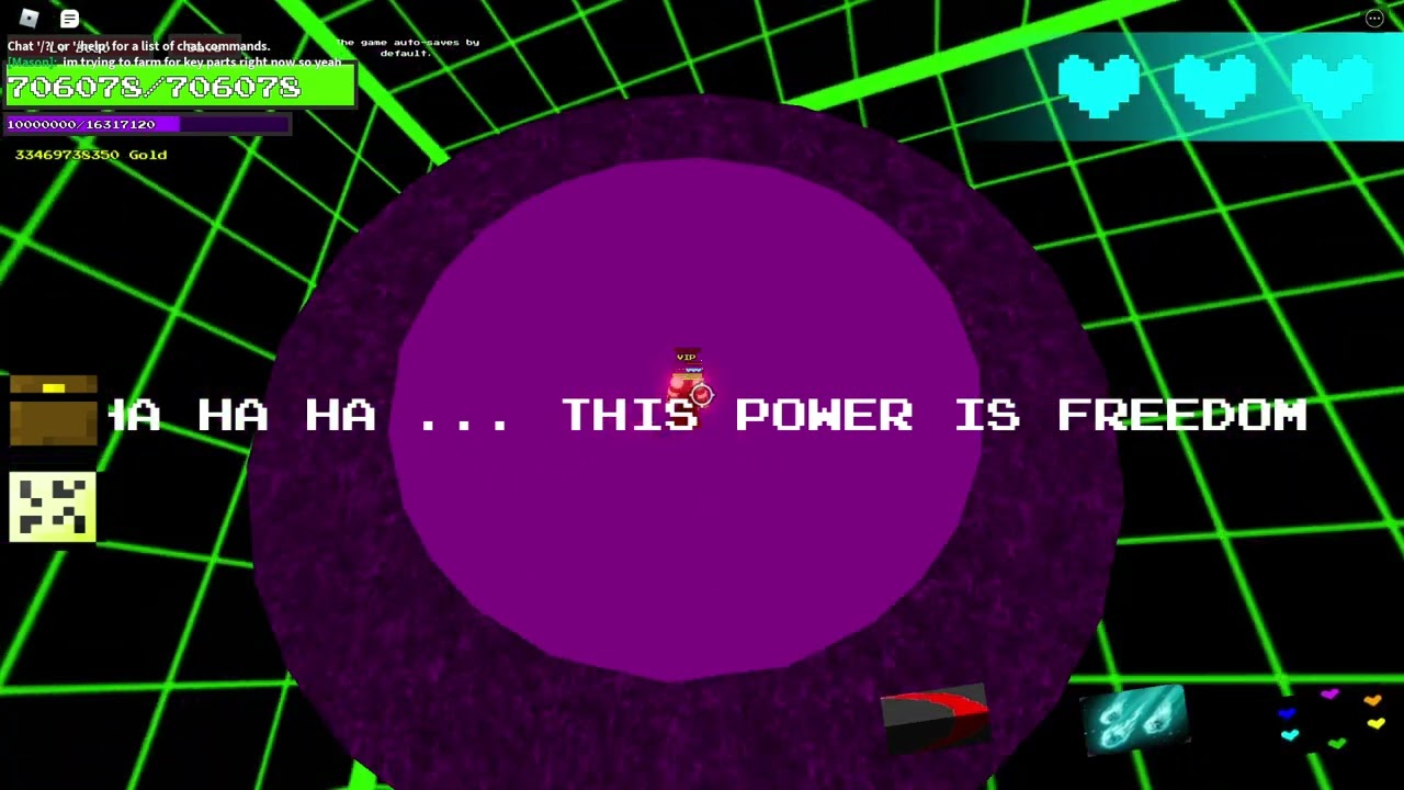 helping one person and farming for key part a (Roblox Undertale Dungeons)