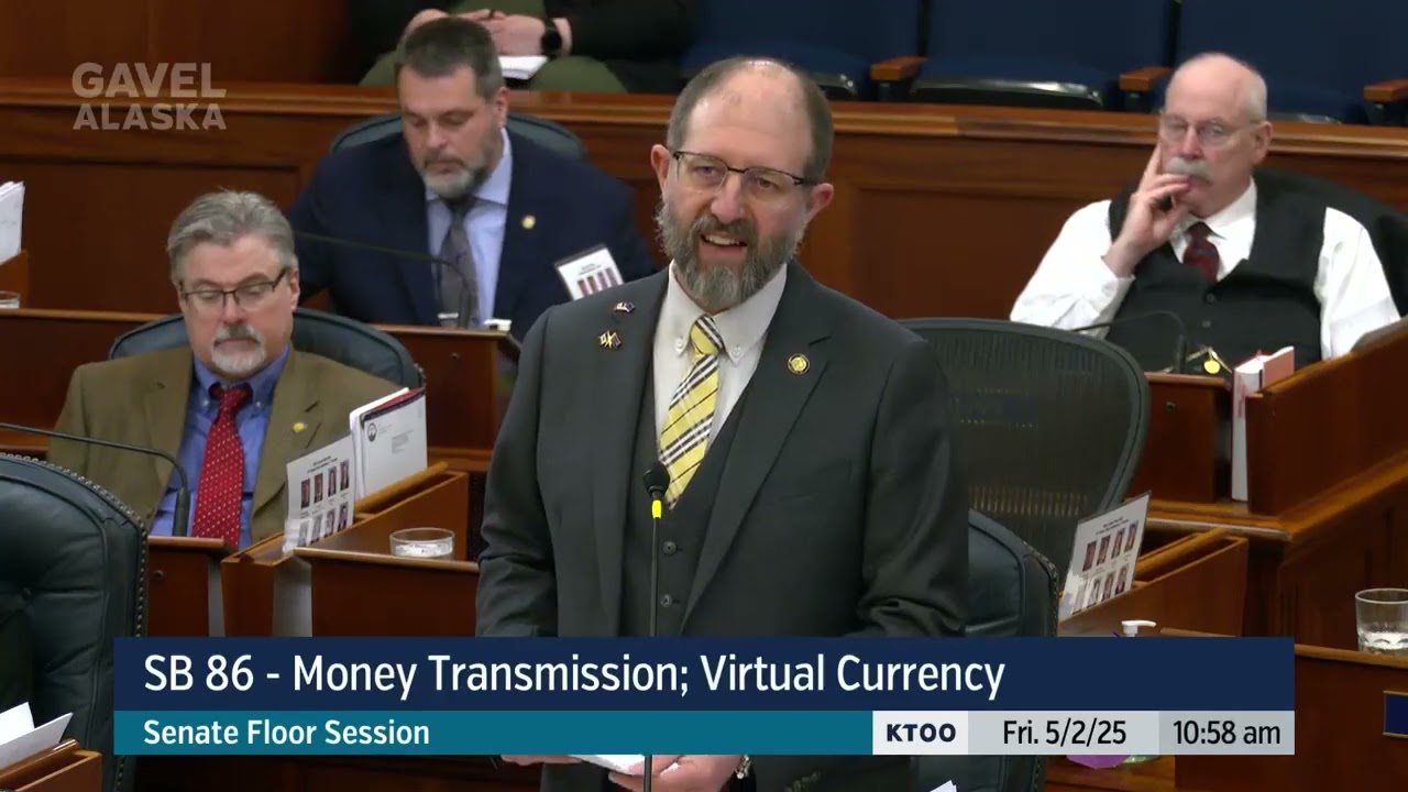 Senator Jesse Kiehl - SB 86 Money Transmission; Virtual Currency