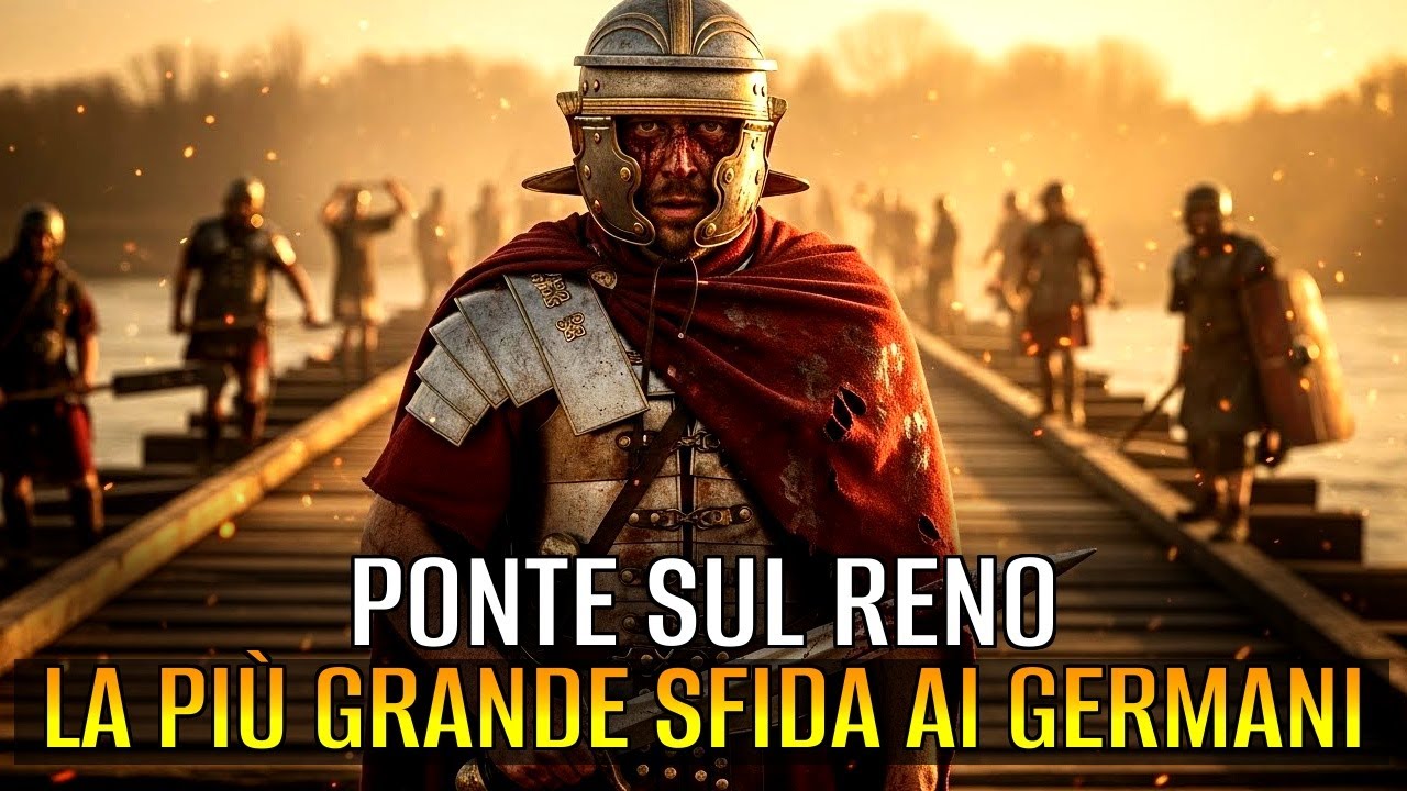 Gli ingegneri romani costruirono un ponte sul Reno in 10 giorni! I Germani sotto shock